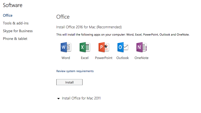 where can i download office 365 for mac